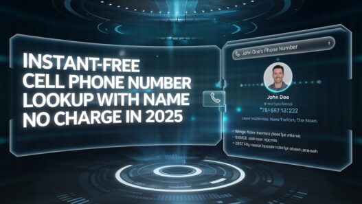 Free Cell Phone Number Lookup with Name No Charge